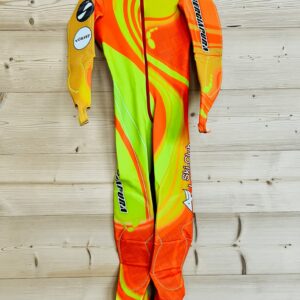 Combinaison jaune verte avec protections