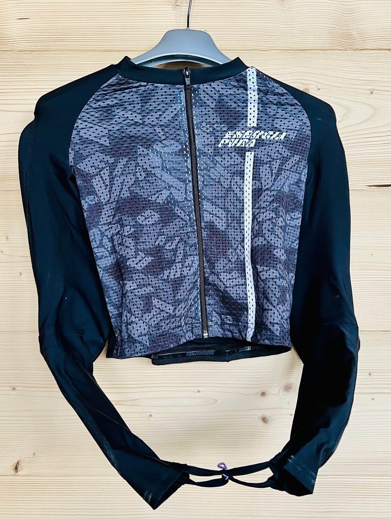 Gilet protection slalom noir gris